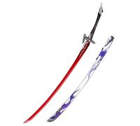 damdos Espada de Aacheroin de Halloween de 40 Pulgadas con Vaina, Arma de Cosplay de Sr-Staff, Arma de Espada de Aacheroin, Armas de cómic, Juego de rol, Regalo de cumpleaños, Espada Acheron, 102 cm