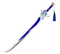 damdos Espada de Halloween de 40 Pulgadas Genshin Impact Cosplay Kamizato Ayato Espada Haran Espada Geppaku Arma Navidad Cumpleaños Giifts