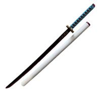 damdos Espada de Halloween de Demon of Slayer para Cosplay, Espuma de Poliuretano de 31.5 Pulgadas, Tomioka Giyuu Kamado Tanjirou, Espadas para Regalos de cumpleaños (Kanroji Mitsuri)