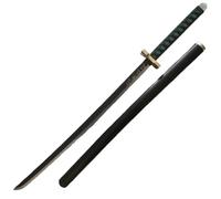 damdos Espada de Halloween de Demon of Slayer para Cosplay, Espuma de Poliuretano de 31.5 Pulgadas, Tomioka Giyuu Kamado Tanjirou, Espadas para Regalos de cumpleaños (Tokitou Muichiro)