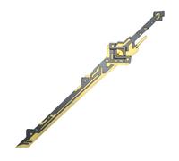 damdos Espada de Halloween para cosplay, arma moldeadora de cumbre, 40 pulgadas, espada moldeadora de cumbre, cuchillas para cosplay, regalos de cumpleaños, color amarillo, Amarillo, 102 cm
