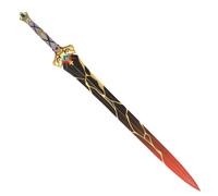 damdos Espada de hoja de Halloween de 40 pulgadas para arma de cosplay de personal de riel de estrella, espadas de cosplay Yanqing, Espada de hoja, 100 cm