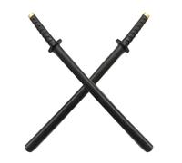 damdos Espada Katana para Halloween, 2 piezas, espada de anime para cosplay, samurái muerto, ninja, cosplay, regalos de cumpleaños (juegos de 2 piezas)