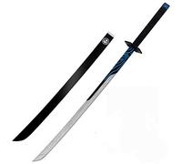 damdos Halloween Prop Assassinscre 567 - Arma de espuma de poliuretano para cosplay, asesino, siete armas Aqi, regalos de cumpleaños para demonio Kamado Tanjirou (azul)