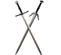 damdos Halloween Prop Cosplay Swords Jewel Sword Double Beast Sword 1:1 Cosplay Wild Sword Hunt Role Play Birthdays Gift (2PCS Sets)