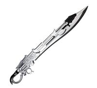 damdos Halloween Prop Fantasy PU Foam Cosplay Hardedge Sword, Cloud Strife Buster Armor Break Sword Remake Sword Knife Weapon Birthdays GiftsGunblades (Gunbreakers Wield Gunblades)