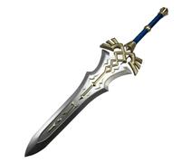 damdos Halloween Prop PU Foam Cosplay Sword, Link Sword Royal Broadsword Guard Royal Guard Knight Shield Sword Birthday Gifts (Royal Broadsword)