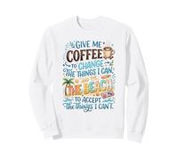 Dame café y la Cita de la Serenidad de la Playa Sudadera