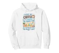 Dame café y la Cita de la Serenidad de la Playa Sudadera con Capucha