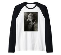 Dame Cleo Laine Cantante de Jazz por Dick Barnatt Camiseta Manga Raglan