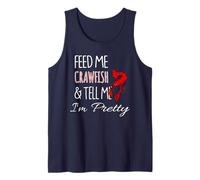 Dame de comer cangrejos y dime que soy bastante gracioso y lindo Camiseta sin Mangas