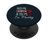 Dame de comer cangrejos y dime que soy bastante gracioso y lindo PopSockets PopGrip Adhesivo