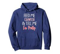 Dame de comer cangrejos y dime que soy bastante gracioso y lindo Sudadera con Capucha