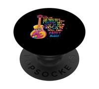 Dame el Ritmo y Libera mi Alma Quiero Obtener Rock'n Roll PopSockets PopGrip Adhesivo