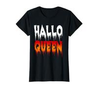 Dame Kind Girl Halloween Frech Spruch Hola Reina Camiseta