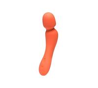 Dame - Min, Mini Wand Vibrador - Papaya