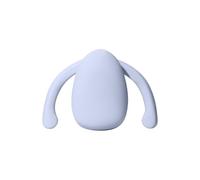 Dame Products Eva II Couples Massager - Hands Free Personal Sensory Stimulation 3 Intensity Levels - 100% Waterproof and Body Safe Ice Color
