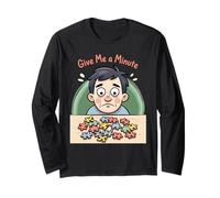 Dame un Minuto Estresado Resolver Rompecabezas Rompecabezas Manga Larga