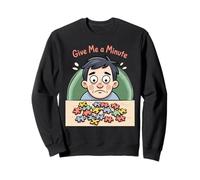 Dame un Minuto Estresado Resolver Rompecabezas Rompecabezas Sudadera