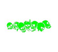 ¡Dame un respiro! ¡El Infierno está más Lleno Que la Hora Punta de la mañana! Calcomanía de Vinilo for Auto Calcomanía for Motocicleta(Green,40X11.7CM)