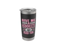 Dame una hamaca y un estilo de vida de té helado Vaso térmico de acero inoxidable de doble pared
