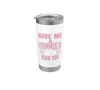 Dame una hamaca y un estilo de vida de té helado Vaso térmico de acero inoxidable de doble pared