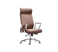 DameCo Managerial - Silla de oficina de cuero, silla de jefe, ergonómica, respaldo, silla de computadora, silla giratoria, reposabrazos de escritorio interesante