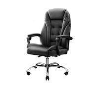 DameCo Silla de computadora Silla de oficina en casa Silla giratoria Silla reclinable Respaldo Silla ejecutiva de negocios Silla de jefe (Color: Sin reposapiés) interesante
