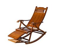DameCo Silla de salón plegable, silla mecedora para dormitorio, sala de estar, balcón, sillón reclinable para jardín al aire libre con reposabrazos, respaldo y silla de cubierta interesante