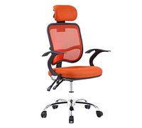 DameCo Sillas de escritorio de oficina en casa, silla giratoria, silla de jefe, silla de oficina ergonómica, silla de oficina de malla de respaldo alto, silla de trabajo de computadora con