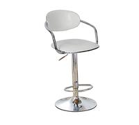 DameCo Taburete de Bar de Cuero Artificial, taburetes con asa de Ajuste de Altura 60-80 cm (Color : B) Interesting