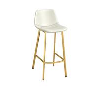 DameCo Taburete de mostrador, taburetes Altos de Cocina, sillas de Bar con Asiento de Cuero, taburetes de Desayuno con Respaldo, adecuados para Bar, Cocina, hogar Interesting