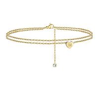 Damen Armband,Damen Armbanduhr Silber Gross,Armband Gold perlen wasserfest,Armbanduhr goldfarben,Armband Gold perlen Herz,Armbanduhr Gold grün,goldarmbänder Frauen (M, One Size)