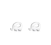 Damen Ohrringe Hochzeit, Ohrhänger Damen Silber Elefant 925 Silber Lustige Geschenke