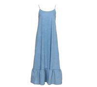 Damen Pinafore Kleid aus Denim mit Denim Look, Lockerer Passform, klarer Linienfuehrung, Eleganter Schnitt Fuer Alltag und Freizeit, kombinierbares Outfit ALS Alltagslook Fuer Urlaub, azul, XL