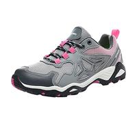 Damen Wanderschuhe,leicht atmungsaktiv Trekkingstiefel,Outdoor Wanderschuhe,rutschfeste Barfussschuhe,dickSohle Walkingschuhe,Freizeit Kletterschuhe,Wasserdichte Bergschuhe,FüR Camping, Wandern, Rosa