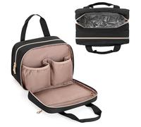 Damero Bolsa para Extractor de Leche Compatible con Extractores de Leche Elvie, Willow y Momcozy, Bolsa de Transporte para Extractor para Madres Trabajadoras, Negra