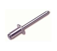 Damesa 09101240 - Pack de 500 remaches tubulares (4.8 x 12 mm)