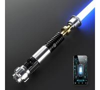 DAMIENSABER Xenopixel V3 - Sable de luz de control de movimiento, 34 fuentes de sonido, sable de luz de duelo de swing suave con cambio de color infinito, sable de luz Obiwan para adultos, núcleo de