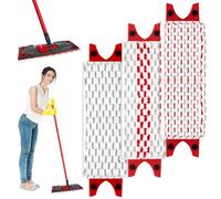 DAMIII Juego de 3 Fundas de Repuesto para mopa de Suelo de Microfibra | For Vileda Ultramax/UltraMax Plus/Easy Wring UltraMax Mop Cover,Easy to Attache, Dust Wiper, for All Stains Removal Floor