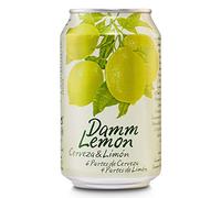 Damm Lemon | Cerveza Clara Mediterránea | Limón| Toque Lima | Mediterráneo | Pack 24 Latas x 330 ml | Total 7920 ml