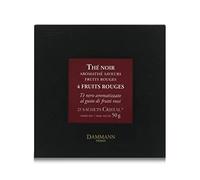 Dammann 4 Fruits Rouges - Té negro con frutos rojos, 25 bolsitas - Dammann Frères