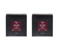 Dammann Frères Earl Grey Yin Zhen - Lote de 2 cajas x 50 bolsas de cristal - 100 bolsas de color negro Bergamota