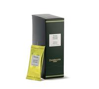 Dammann Frères - Infusión de Menta Poivrée en Sachets 48g, Con Hojas Naturales de Menta, Sabor Fresco y Revitalizante, Sin Teína, Formato Individual, Infusión Refrescante Premium