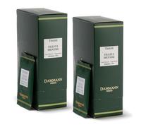 Dammann Frères® | Infusión de tilo de menta - 2 x 24 filtros | Infusión de tilo y menta en bolsitas individuales sin cafeína