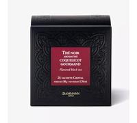 DAMMANN The Amapola Gourmand - The noir aromes aromes Frambuesa, Cereza, Violeta, Vainilla, Almendra, Galletas | CAJA 25 Bolsas Cristal
