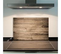 DAMU cubrir la vitrocerámica 1 piezas 80 x 52 cm cubiertas de acero vidrio madera braunelektroherd Cocina de inducción Placa de protección contra salpicaduras Cristal - Tabla de cortar