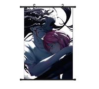 DAN DA DAN Póster Desplazamiento, Anime Dibujos Animados Ayase Momo Figura Arte de la Pared, Ocarun/Turbo Granny Manga Juego de Tela Cartel Colgante Arte Pintura, Decoración Casa, Sala de Estar,