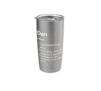 Dan Definición de nombre Diccionario divertido Vaso térmico de acero inoxidable de doble pared