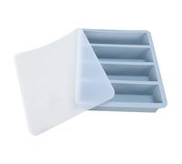 DAN&DRE Bandeja de Silicona para Palitos de Hielo, Molde Compacto para | Silicona sin BPA, Fácil Liberación, Apto para Lavavajillas, Se Adapta a Botellas de Boca Estrecha, Vasos de Whisky y Hielo